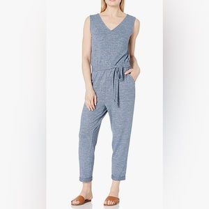 Daily ritual jump suit small blue marl soft and comfortable